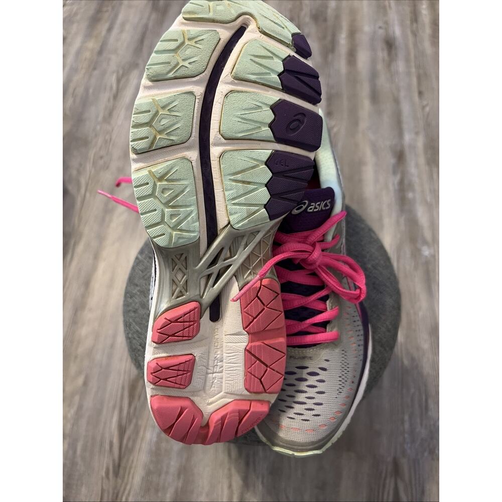 ASICS Gel DS Trainer 22 Women’s Size 7 Gray Pink Running Shoes Lightweight - Picture 5 of 11